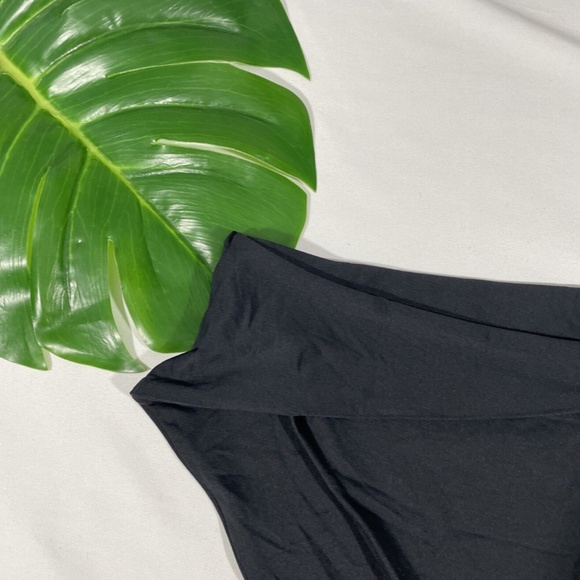 NEW Becca [ Small ] Color Code Crossover‎ High Waist Bikini Bottoms in Black - Picture 4 of 11